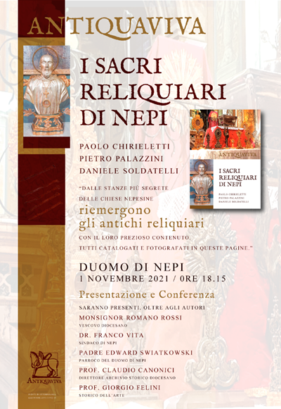 Presentazione del libro
 I SACRI RELIQUIARI DI NEPI